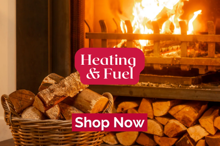 Browse our range of Heating and Fuel, bring your the hottest prices over this cold winter season.